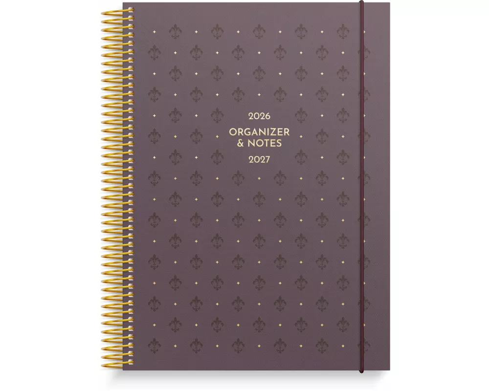 Organizer & Notes A5 26/27 Weinrot