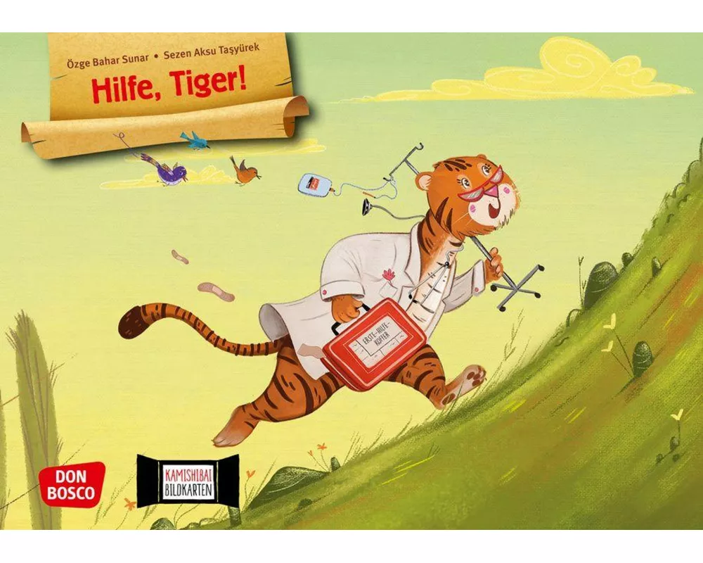 Hilfe, Tiger! Kamishibai Bildkartenset