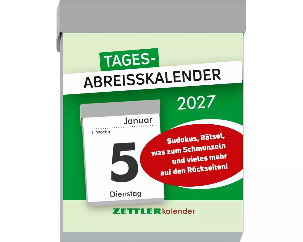 Tagesabreißkalender M 2027