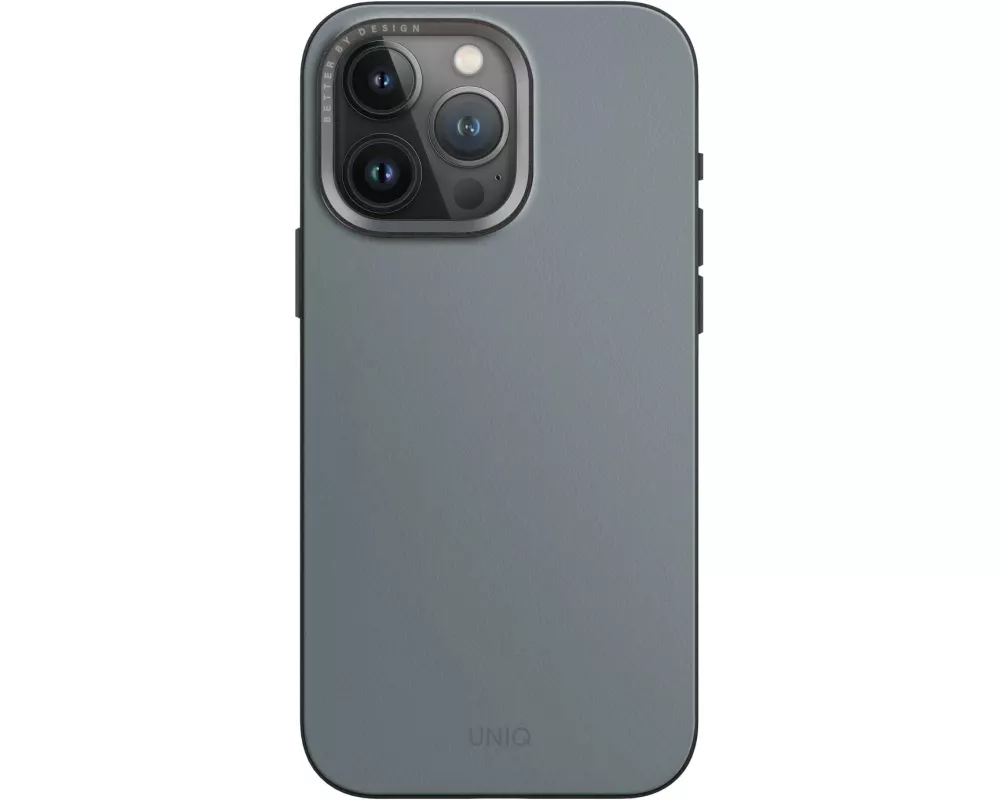 Uniq Back Cover Lyden iPhone 15 Pro Case Ivory Blau/Schwarz