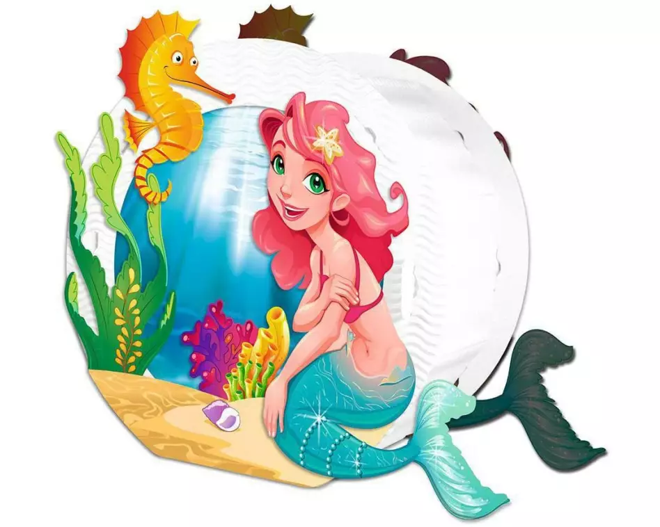 URSUS Laternen-Bastelset Meerjungfrau