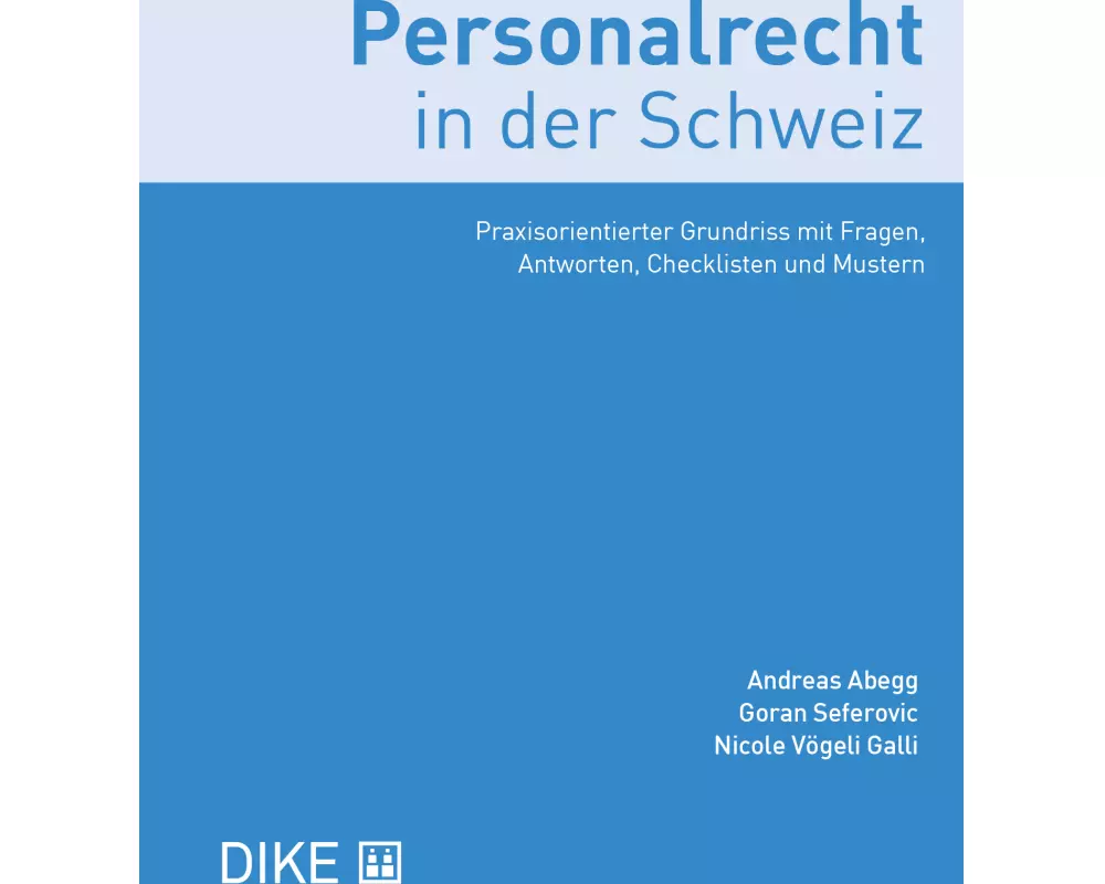 Personalrecht in der Schweiz
