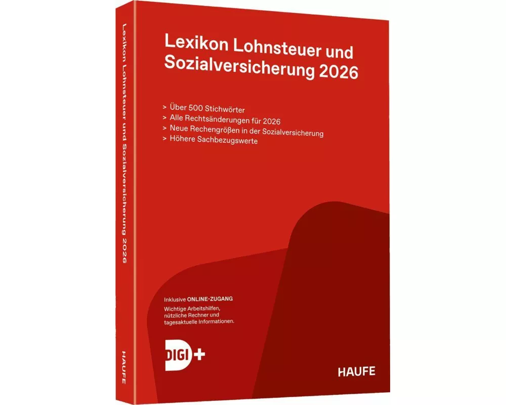 Lexikon Lohnsteuer und Sozialversicherung 2026 plus Onlinezugang
