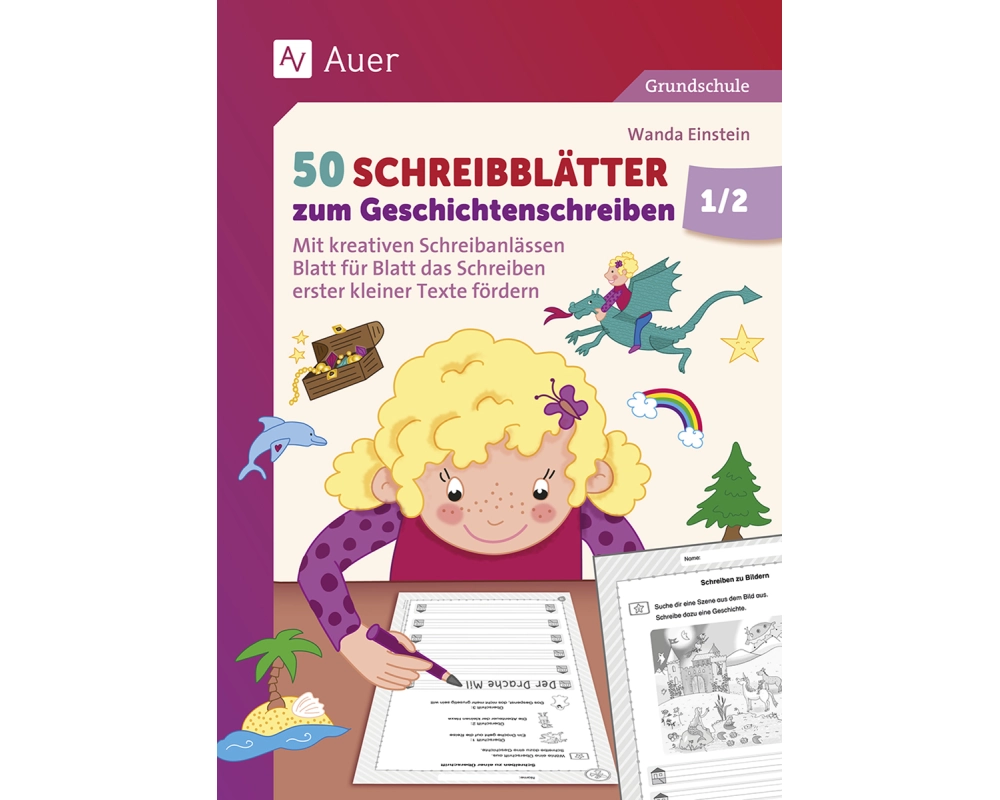 50 Schreibblätter zum Geschichtenschreiben 1/2