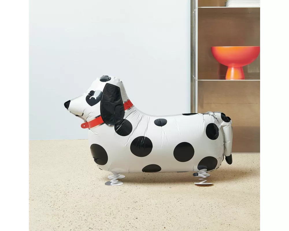 Folienballon Airwalker, Dalmatiner, 1 Ballon + 10-DIY Teile, 60 x 36 x 21 cm