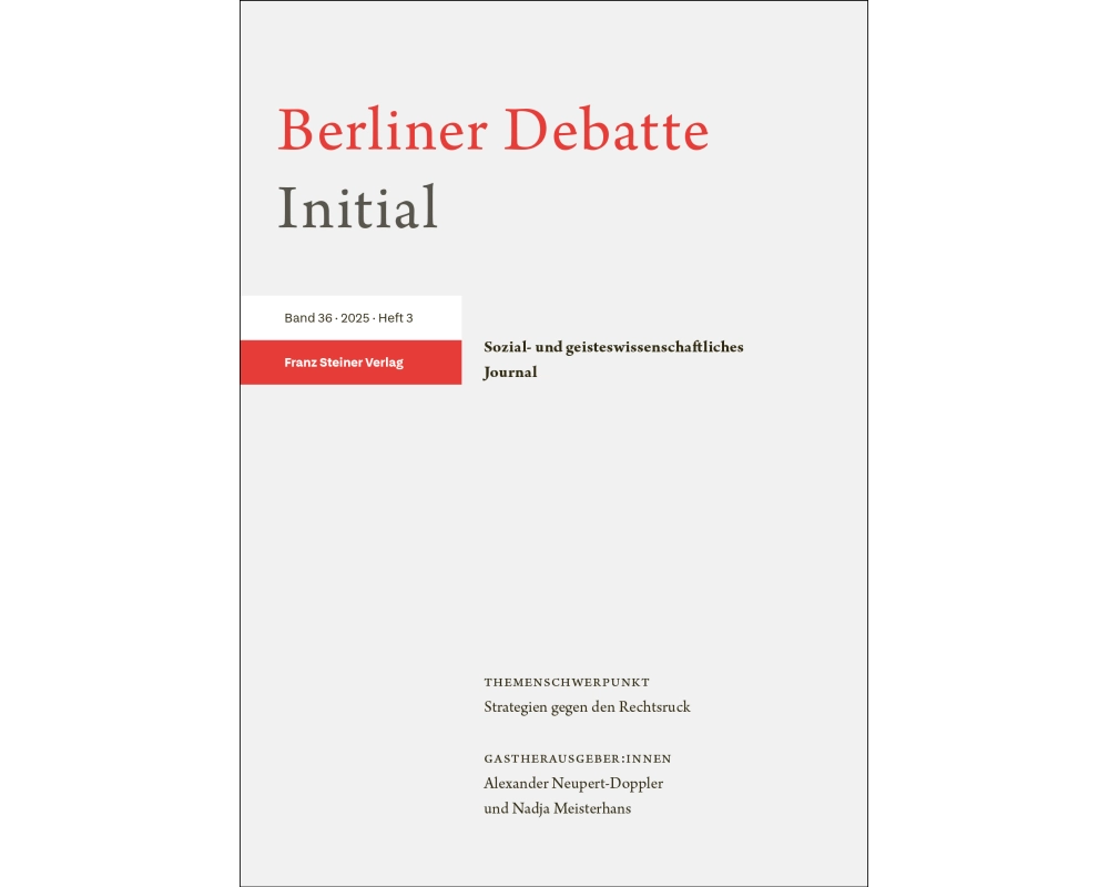 Berliner Debatte Initial 36 (2025) 3