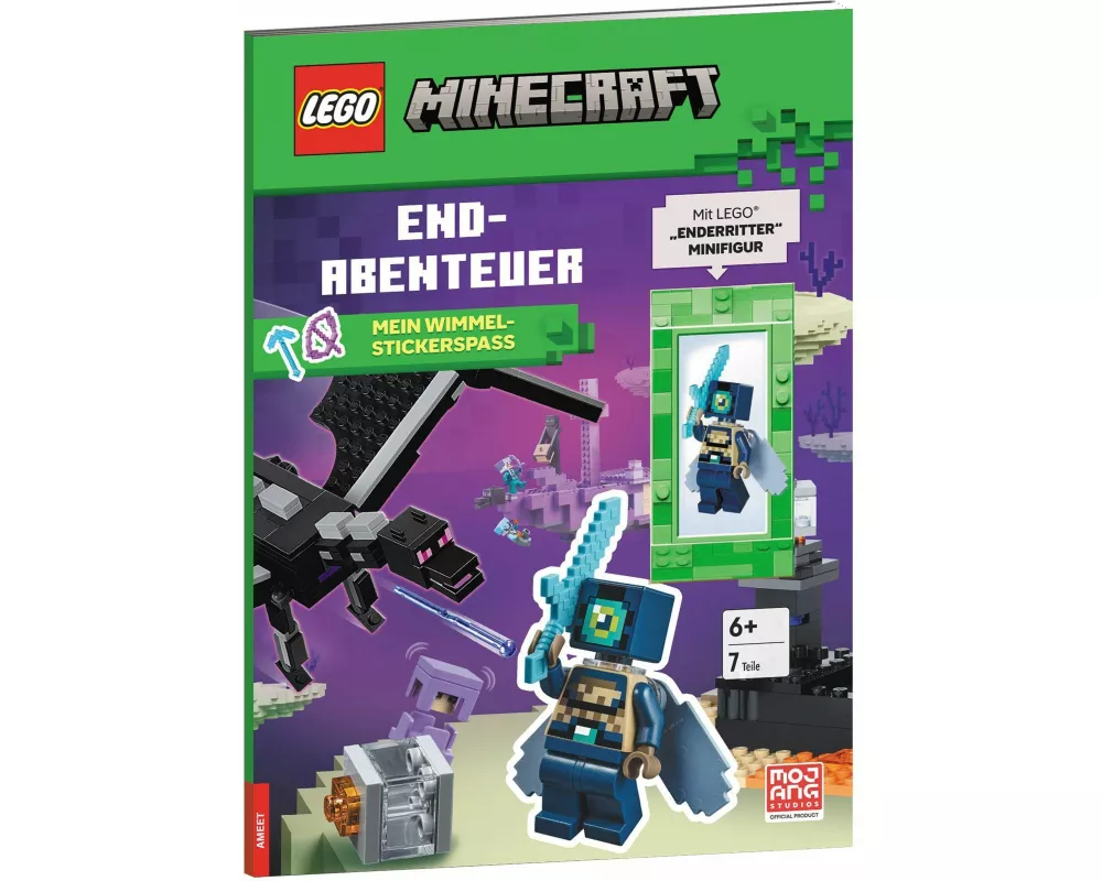 LEGO Minecraft - End-Abenteuer - Mein Wimmel-Stickerspaß