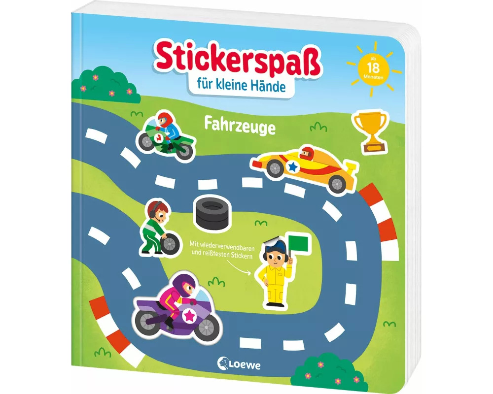 Stickerspaß für kleine Hände - Fahrzeuge