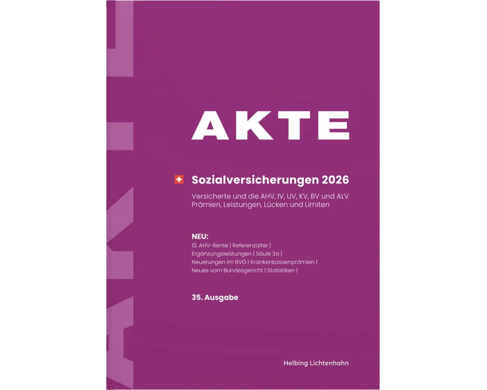 AKTE Sozialversicherungen 2026