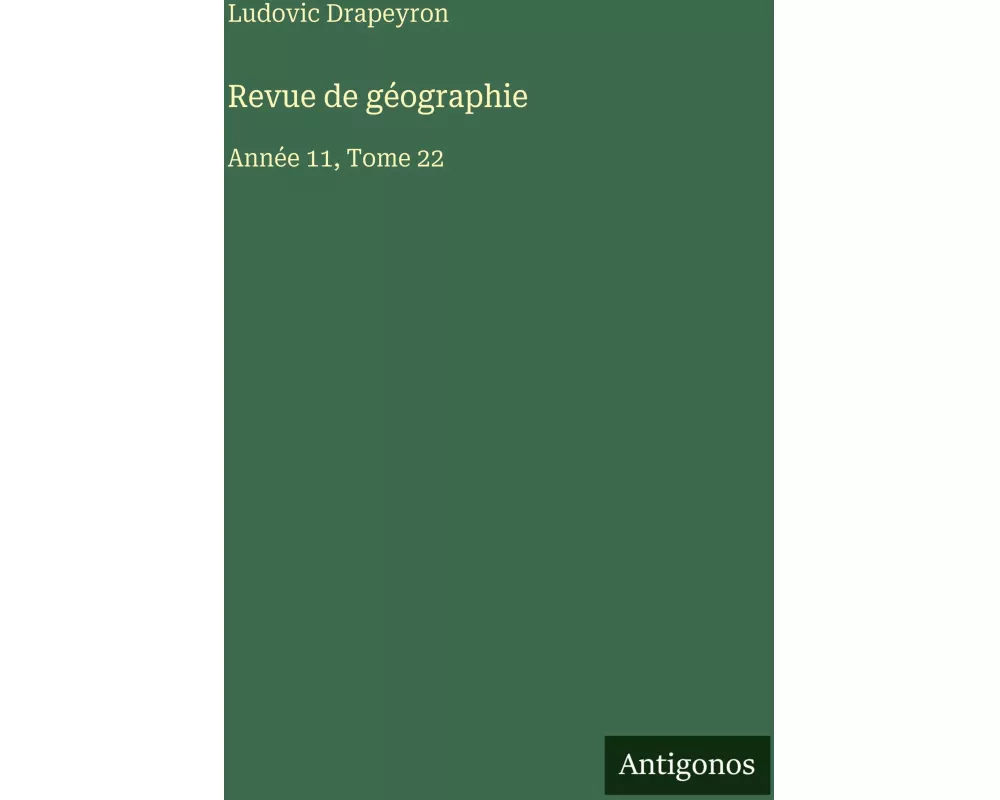 Revue de géographie