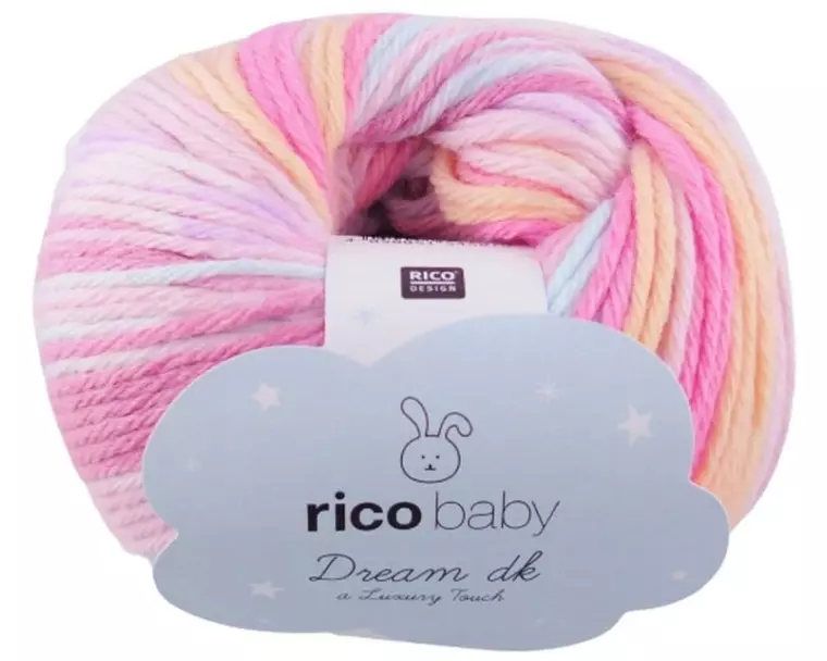 Rico Design Wolle Baby Dream dk 50 g, Rosa mix