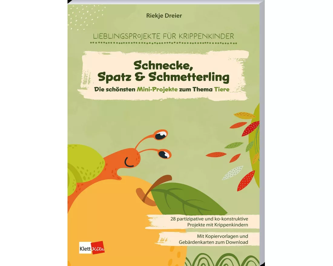 Die schönsten Mini-Projekte zum Thema Tiere: Schnecke, Spatz & Schmetterling