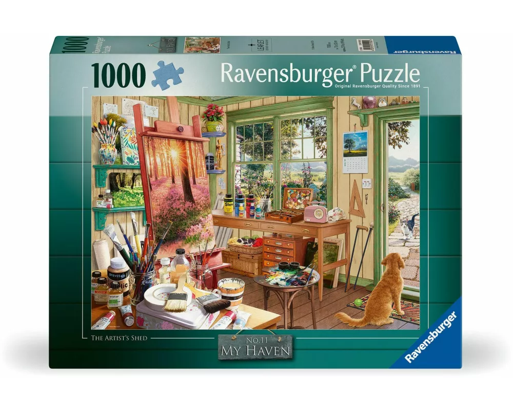 Erwachsenenpuzzle 1000 Teile - Künstlerwerkstatt
