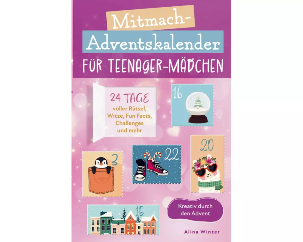 Mitmach-Adventskalender für Teenager Mädchen - Kreativ durch den Advent