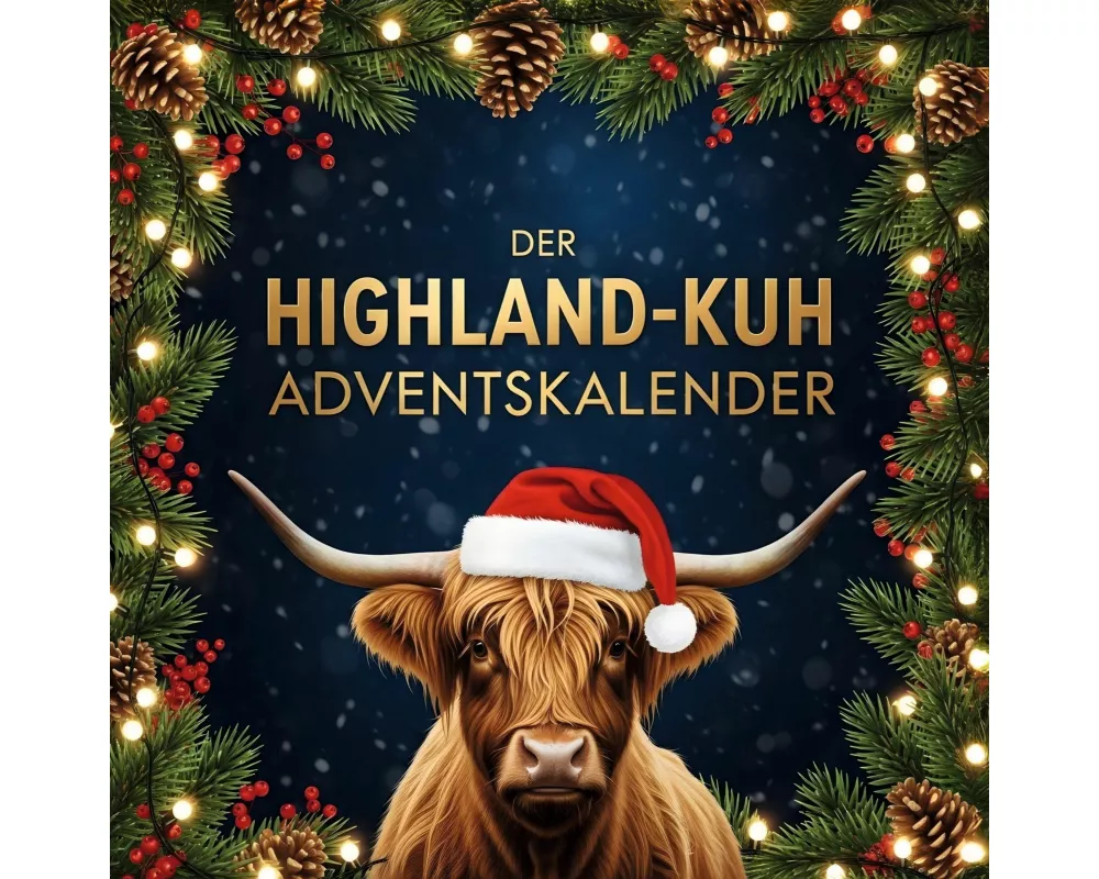 Der Highland-Kuh-Adventskalender