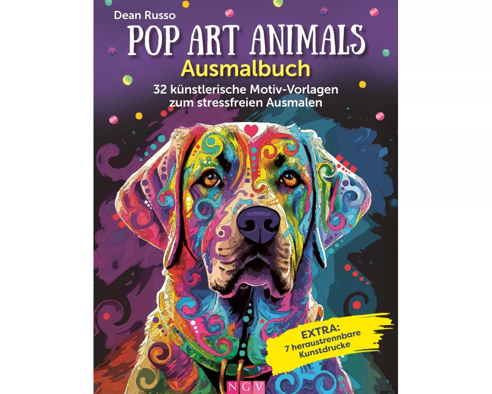 Pop Art Animals - Ausmalbuch