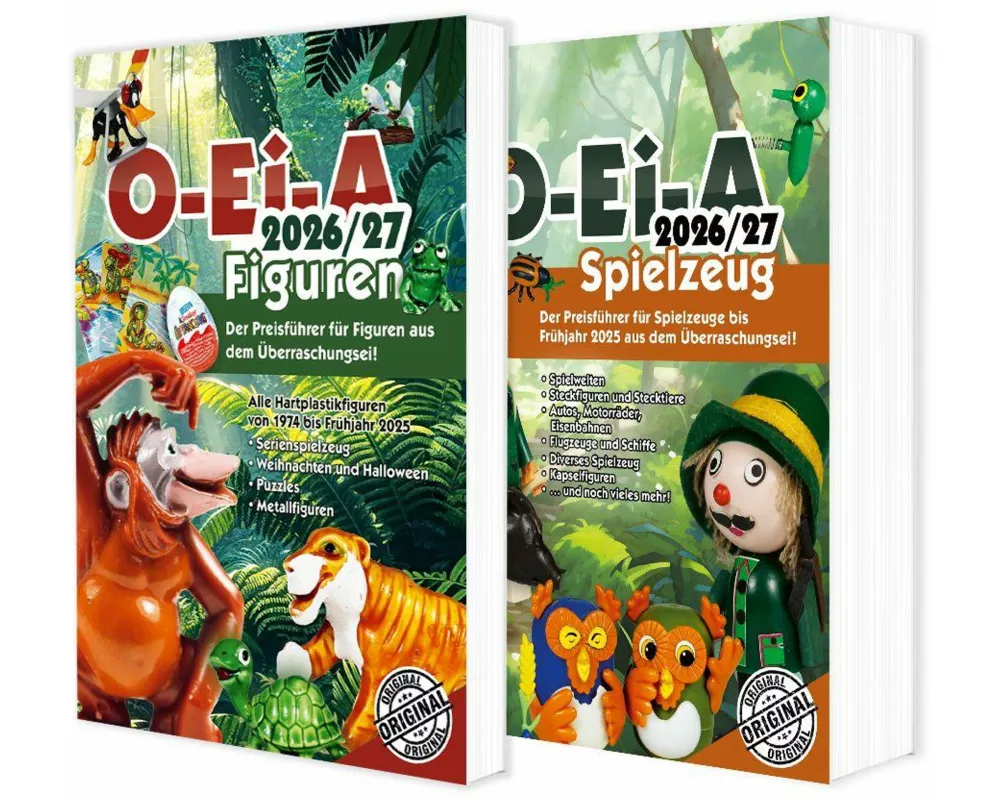 Das O-Ei-A 2er Bundle 2026/27 - O-Ei-A Figuren und O-Ei-A Spielzeug im Doppel mit 3,00 EUR Preisvorteil gegenüber Einzelkauf!