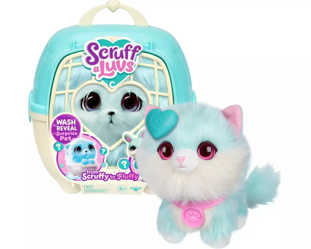 moose Plüsch Scruff-A-Luvs Pet blau Little, 22 cm