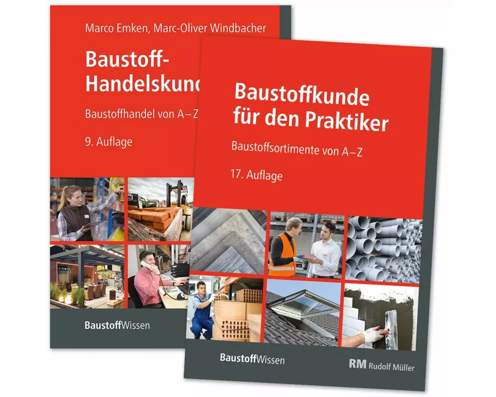 Buchpaket: Baustoffkunde für den Praktiker und Baustoff-Handelskunde