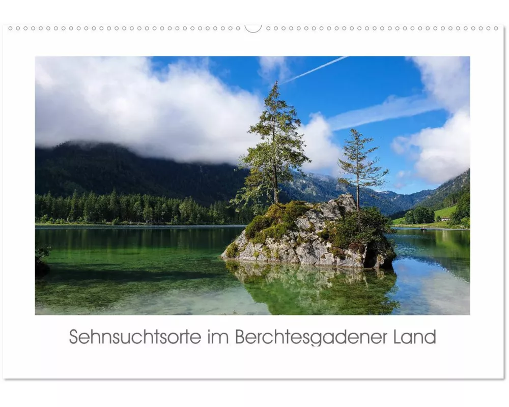 Sehnsuchtsorte im Berchtesgadener Land (Wandkalender 2026 DIN A2 quer), CALVENDO Monatskalender