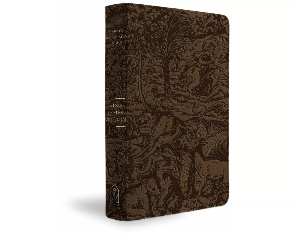 KJV Majestic Illuminated Bible (Brown Leatherluxe)