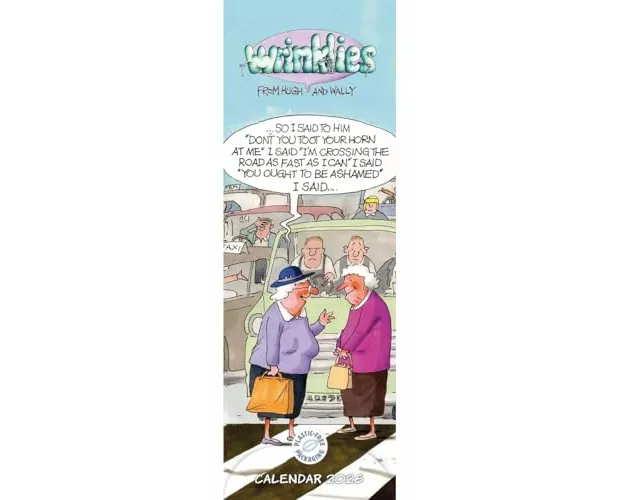 Wrinklies Slim Calendar 2026