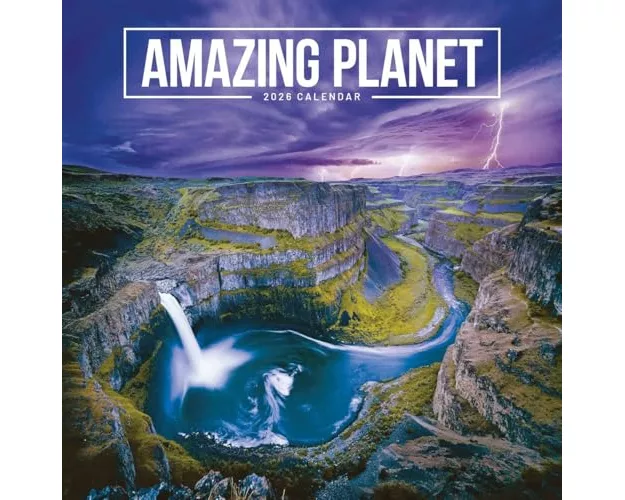 Amazing Planet Square Mini Calendar 2026