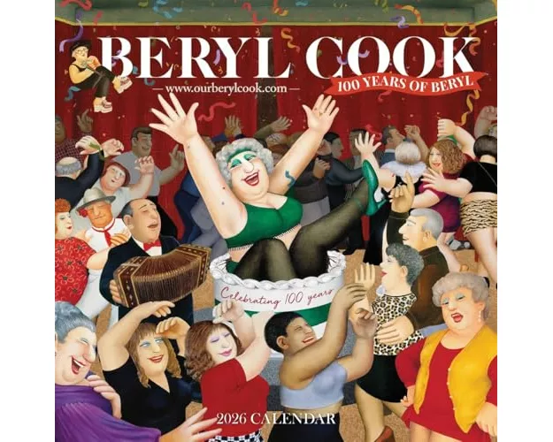 Beryl Cook Square Wall Calendar 2026