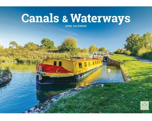 Canals Waterways A4 Calendar 2026