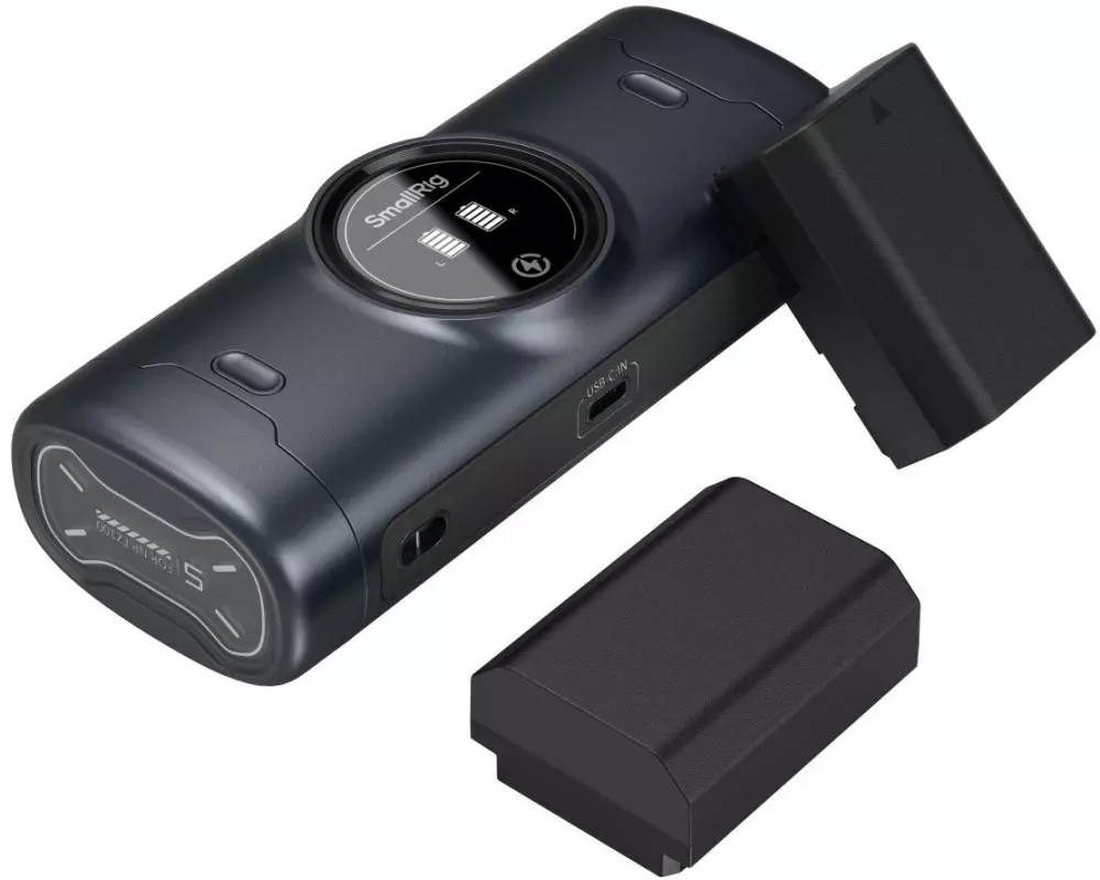 Smallrig Digitalkamera-Akku Tragbares Lade-Kit für 2x NP-FZ100 Akku