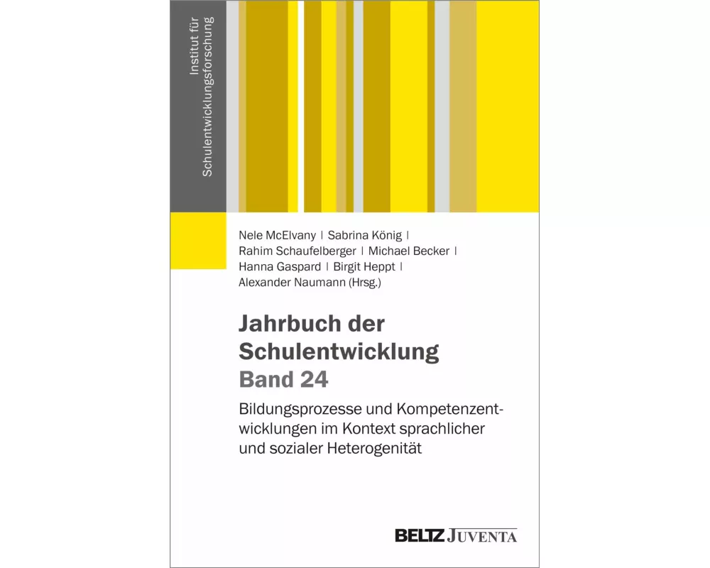 Jahrbuch der Schulentwicklung. Band 24