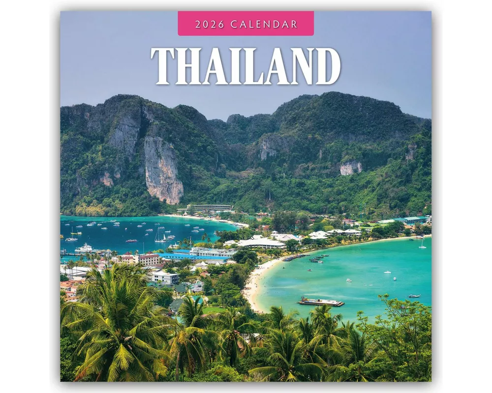 Thailand 2026 Square Wall Calendar