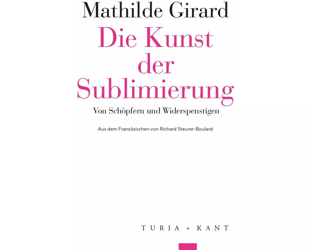 Die Kunst der Sublimierung