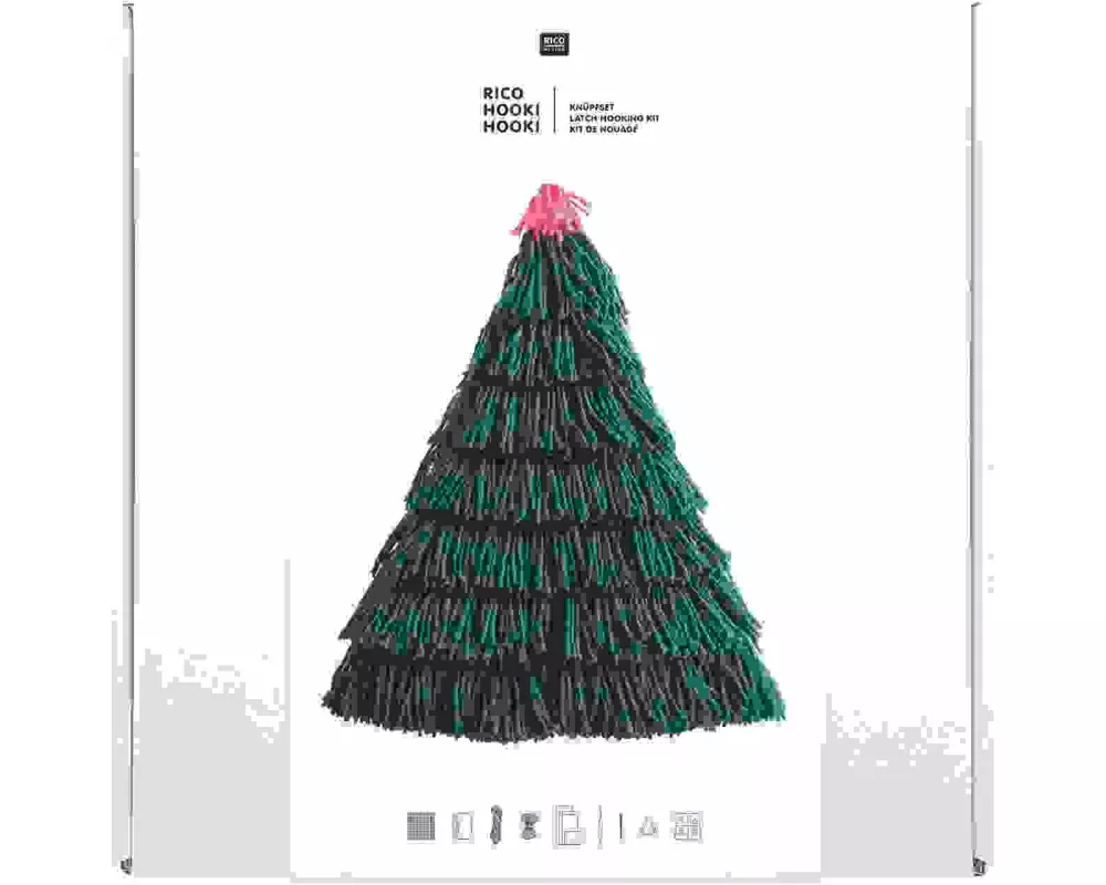 Rico Hooki Hooki, Knüpfset, Weihnachtsbaum