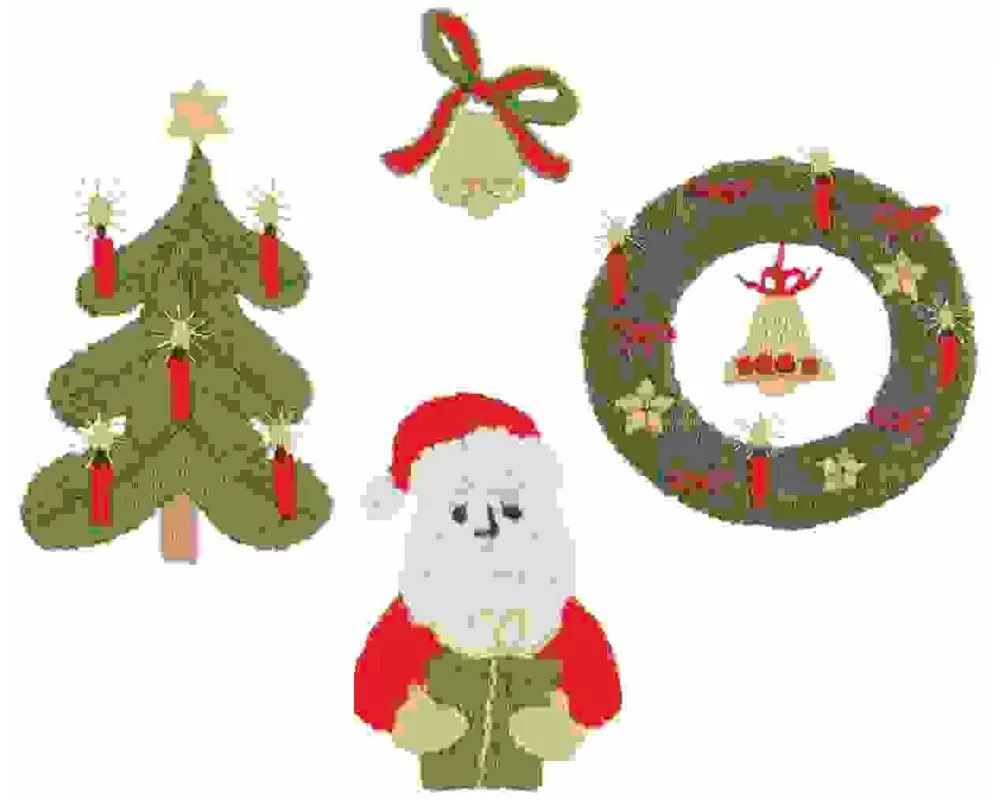 Stick & Stitch Packung, Weihnachtsmann