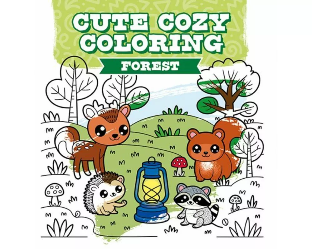 Cute Cozy Coloring: Forest