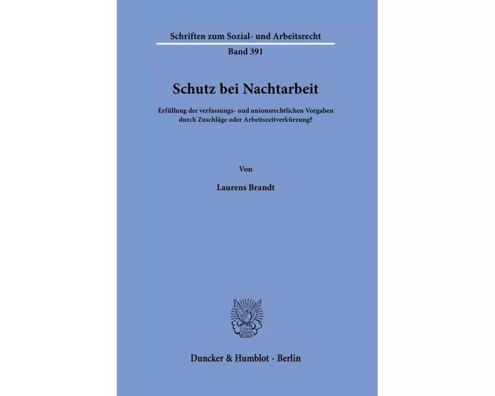 Schutz bei Nachtarbeit