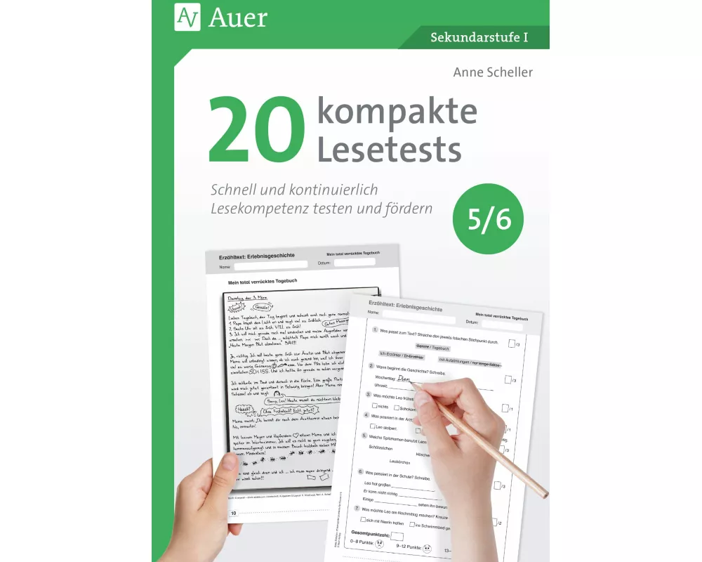 20 kompakte Lesetests für Klasse 5-6