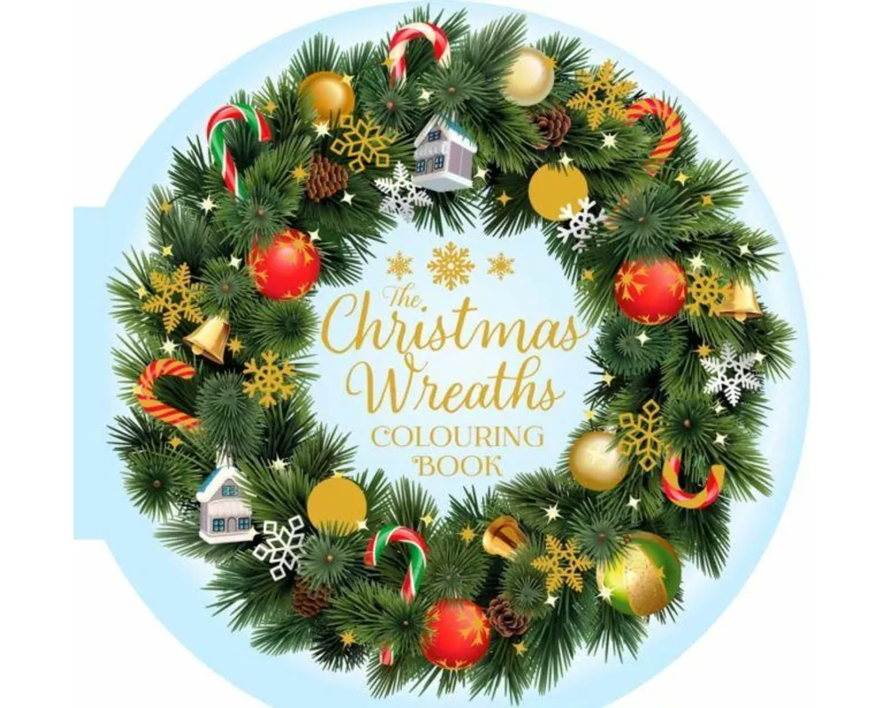 The Christmas Wreaths Colouring Book