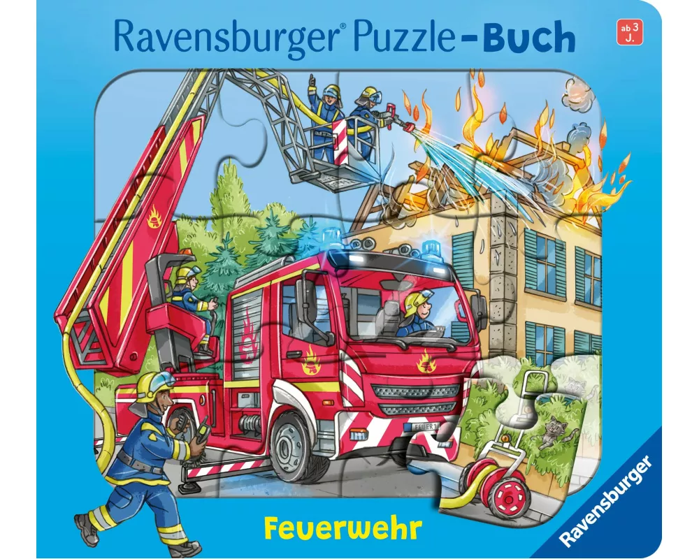 Ravensburger Puzzle-Buch: Feuerwehr