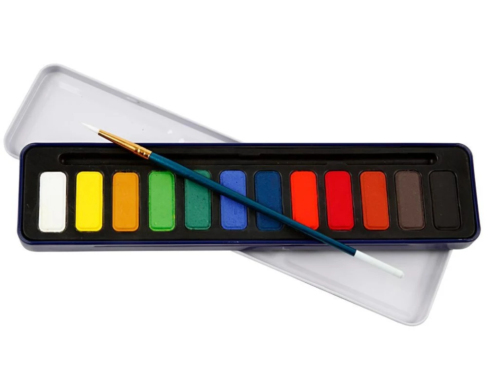 Creativ Company Wasserfarbe 12 sortierte Farben