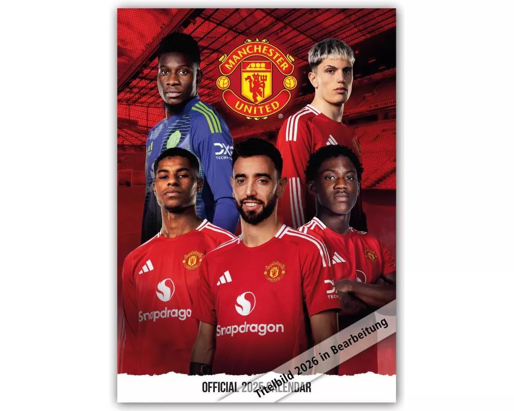 Manchester United FC 2026 - A3-Posterkalender