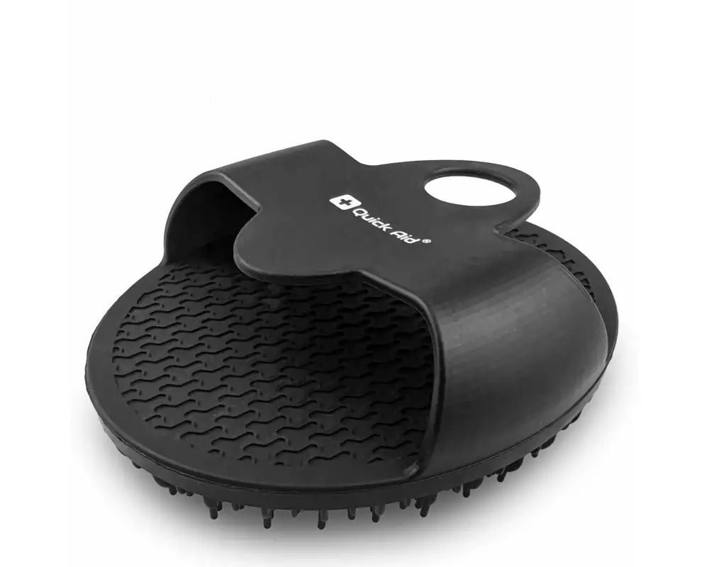 Quick Aid Körperbürste Silikon Schwarz