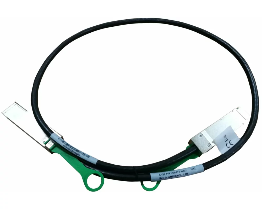 HPE HPN X240 DA Copper Cable, 100Gbit/s, QSFP28 to QSFP28, 1m