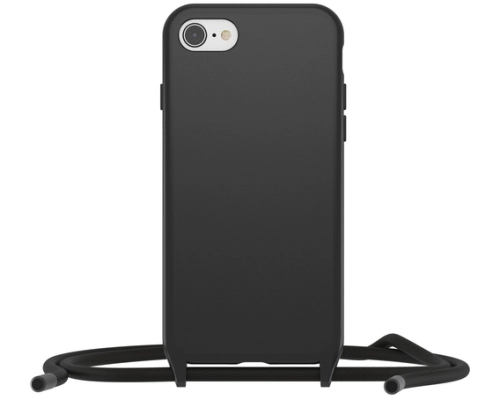React Necklace iPhone SE 3/2nd 8/7 BLK