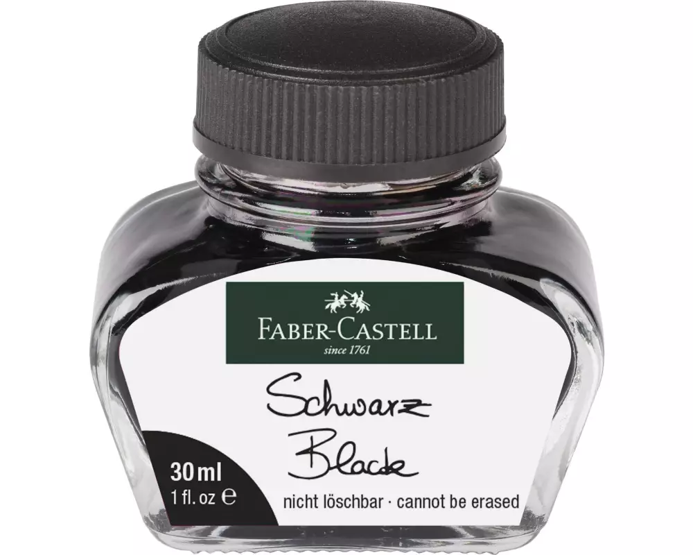 Faber-Castell Tintenglas 30 ml Schwarz