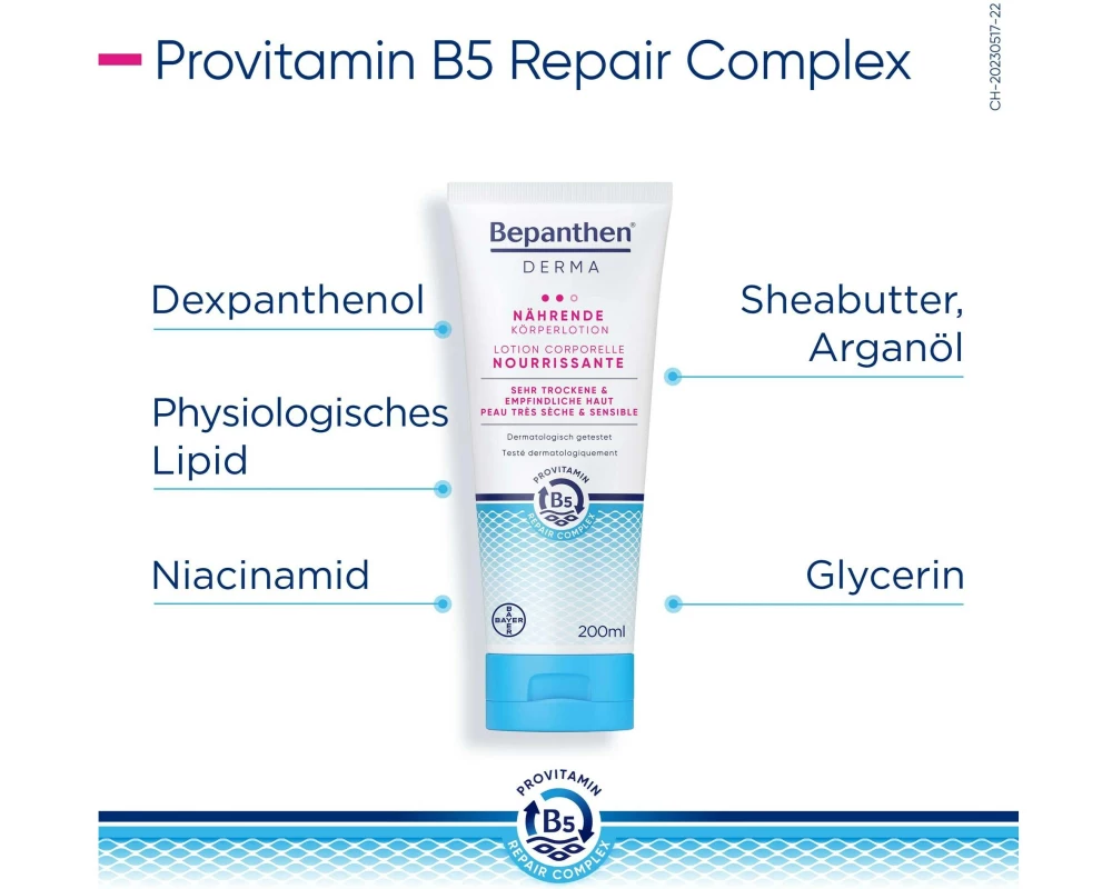 Bepanthen Derma Nährende Körperlotion 200 ml