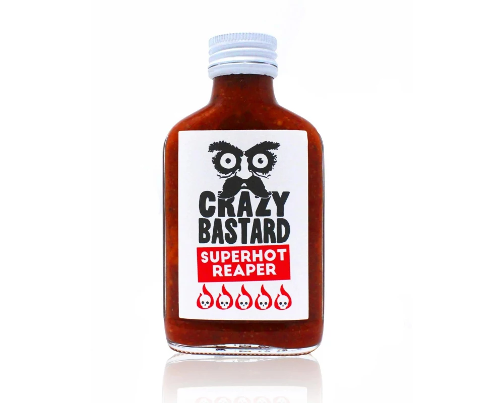 Crazy Bastard Sauce Hot Sauce Superhot Reaper 100 ml