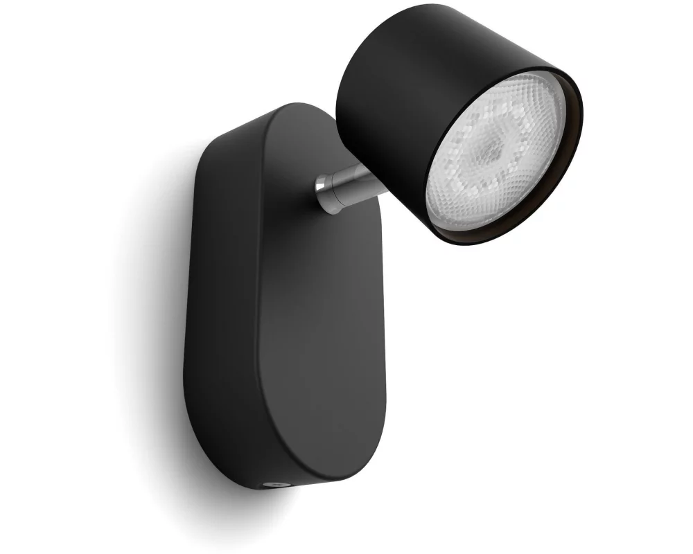 Philips Aufbauspot Star, 4.5W, 2700K, Schwarz