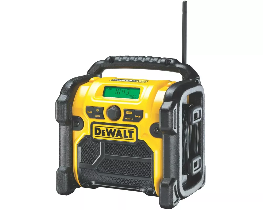 DEWALT Baustellenradio Akku- & Netzbetrieb DCR020 DAB+, Solo
